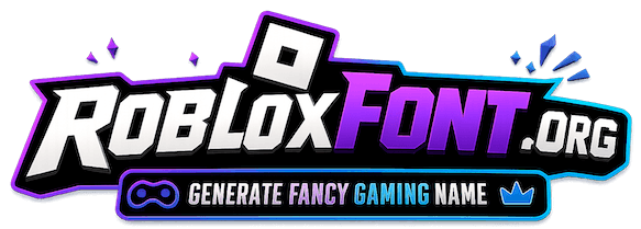 Roblox Font Generator